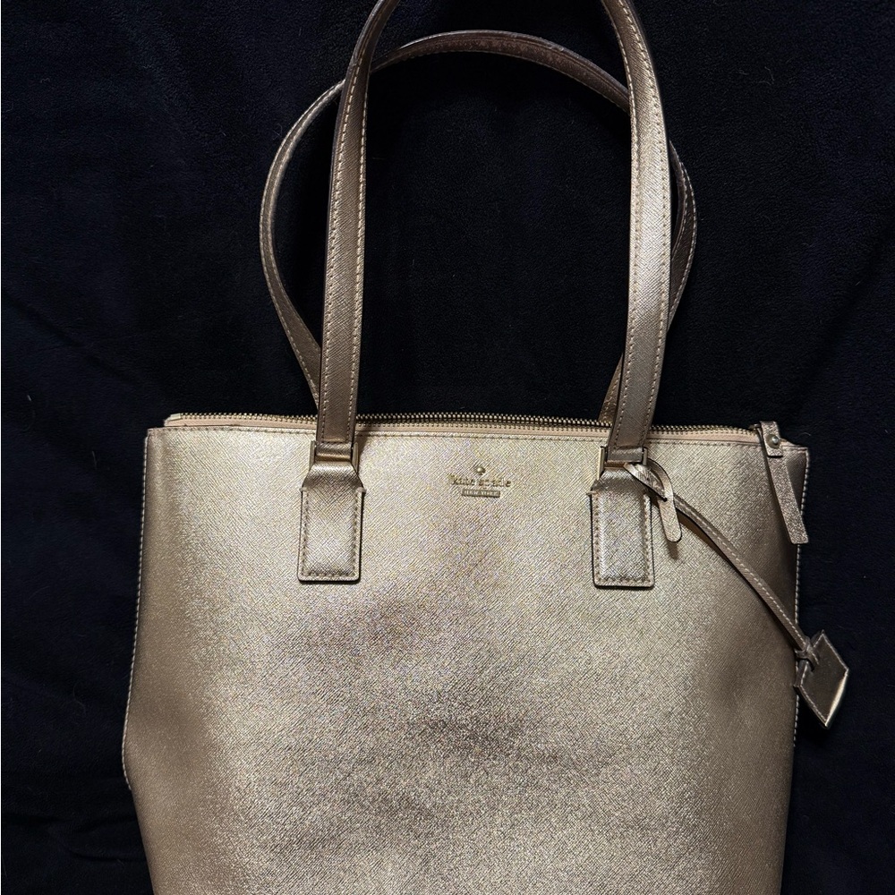 Kate Spade Metallic Gold Tote